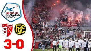 Sion - Schaffhouse 3-0 Highlights Swiss Challenge League