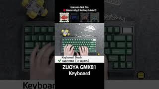 What is the best switch to use with the ZUOYA GMK81 keyboard?