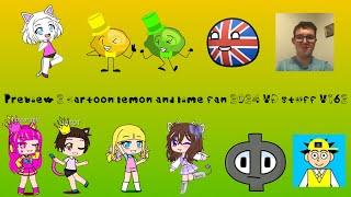 Preview 2 cartoon lemon and lime fan 2024 VD stuff V162