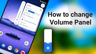 How to change | Volume panel style | NH Soft