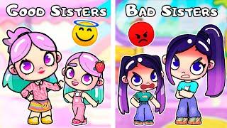 Good Sisters vs Bad Sisters  | Toca Boca | Avatar World Story