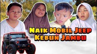 NAIK MOBIL JEEP KEBON JAMBU TIAN MALAH DUDUKIN BUAH DURIAN