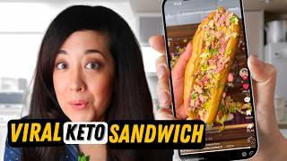 The Best Keto Sandwich We've Ever Tried! So Easy!