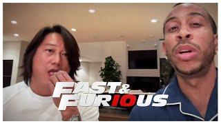 The Road to #FASTX: Sung Kang Eating Snacks with Ludacris!