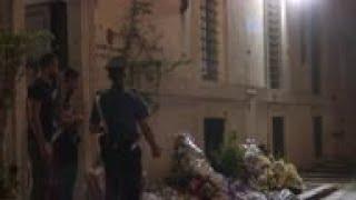 Body of slain Italian officer moved from chapel