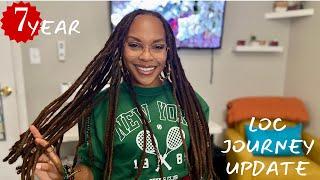 7 Year Loc Journey Update | Long Loc Challenges  | Take Notes BEFORE You Get Locs!