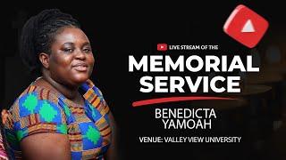 Memorial Service for Benedicta Owusuaa Yamoah