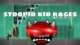 kid raging at geometry dash (/o/)