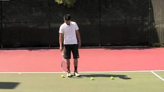 How to Pick Up the Tennis Ball like Rafael Nadal (Tutorial / Lesson) in HD