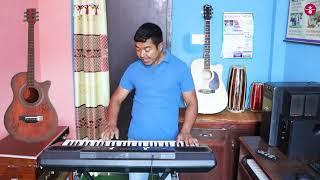 Piano Singing असारै महिनामा पानी परि रुझाउने Thakender Rawal