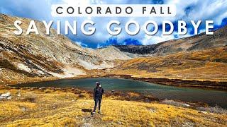 Saying Goodbye | Colorado Fall Road Trip