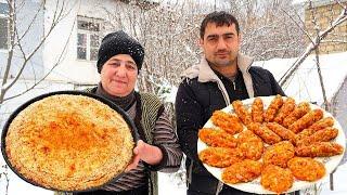 Snowy Azerbaijani Village Life | Hard Life, Simple Joys | Faraway Mountain Country Life