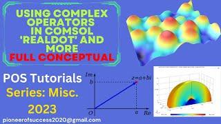 Realdot operation with Complex Numbers in COMSOL