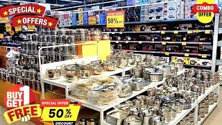 D MART SPAR /Cheapest price Clearance sale!! Under ₹78/offers upto 85% off kitchen steel household,