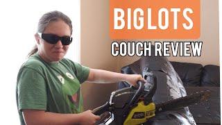 We Chainsawed a couch from Big Lots!