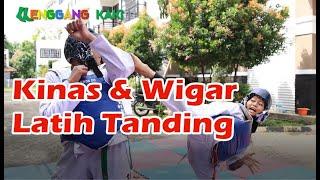 Syifa, Kinas dan Wigar Latih tanding. Wigar Semangat Banget!