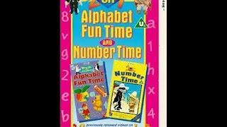 Words And Pictures 2 on 1- Alphabet Fun Time / Number Time Complete VHS