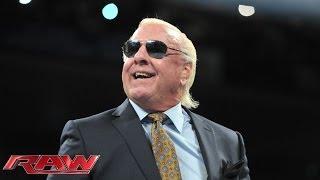 WWE Hall of Famer Ric Flair kicks off Old School Raw: Raw, Jan. 6, 2014