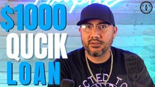 QUICK LOAN: $1000 Emergency Loan with NO CREDIT CHECK!