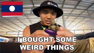 Buying Strange Things At Shopping Malls in Vientaine, Laos