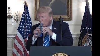 Trump Needs Water To Get Through Speech