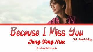 Jung Yong Hwa Because I Miss You Lyric/Engsub/Indosub