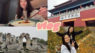 【VLOG】中国旅游 EP.3北京站 参观妹妹的学校 北外大 不愉快的一次理发北京烤鸭真的太好吃