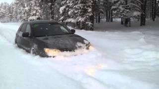 subaru impreza snow субару снег