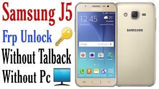 Samsung J5 (SM J500) Frp Unlock/Google Account Bypass Android 6.0.1 Without Talkback | Without Pc