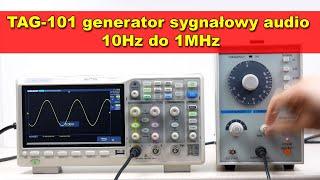 TAG-101 generator sygnałowy audio 10Hz do 1MHz LongWei