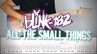 BLINK-182 -  ALL THE SMALL THINGS | Guitar Cover Tutorial (FREE TAB)