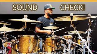 These Pearl drums sound AMAZING | Israel & New Breed Soundcheck | Carlin Muccular