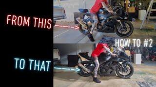 How To Lower A Motorcycle | Part 1 Installing Lowering Links | How To #2