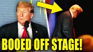 BOOS ERUPT: Trump’s On Stage NIGHTMARE TAKES TURN FOR THE WORST!