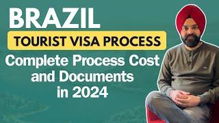 Brazil Tourist Visa Process From India 2024 || Brazil Tourist Visa Documents List, Cost