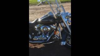 100 horsepower Harley, True duals, Rinehart pipes