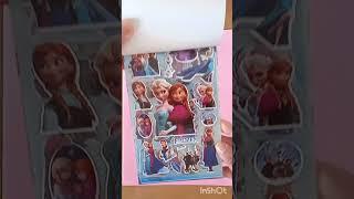 My new stickers book #elsa #frozen #anna