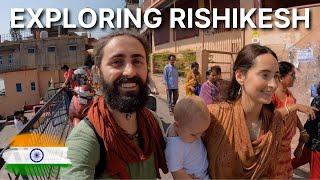 Exploring RISHIKESH, India  Street Drinks, Temples & More!