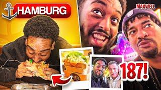 FARO TESTET NEUEN SANDWICH BURGER in HAMBURG🪦+ 187 GETROFFEN(MAXWELL & GZUZ)