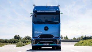 All New 2025 Mercedes e Actros 600 - Test Driving