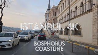 Istanbul 4K Driving from Uskudar to Beykoz Virtual Drive and Sightseeing Video