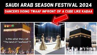 Saudi Arab Festival Kabaa Dance Video Goes Viral Draws Outrage | Almas Jacob