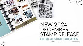 December Stamp Release 2024 | Heba Alsibai Creates