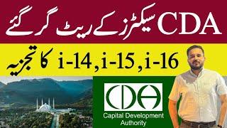 CDA Sectors i-14, i-15, i-16 | Islamabad | Property Rate Down | Best Time to buy plot in Islamabad |