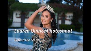 Lauren Quince Photoshoot Behind the Scenes.