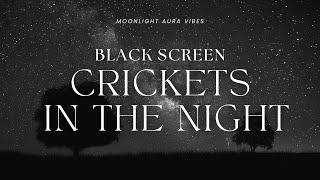 Crickets In The Night  l  BLACK SCREEN  l  10 Hours of Relaxing Nature Sounds For Sleep