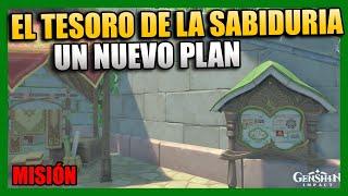 EL TESORO DE LA SABIDURÍA UN NUEVO PLAN - UBICACIÓN | MISIÓN DE MUNDO - SUMERU | GENSHIN IMPACT