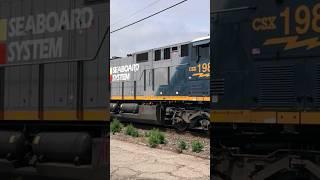 CSX Seaboard System heritage leads through town like a boss!