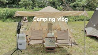 Camping Vlog with Naturehike Ango 4 | Setup Khemah Gaya Minimalist | ASMR Camping