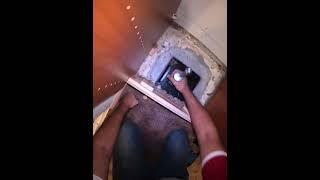 Full video, opening hidden floor safe.